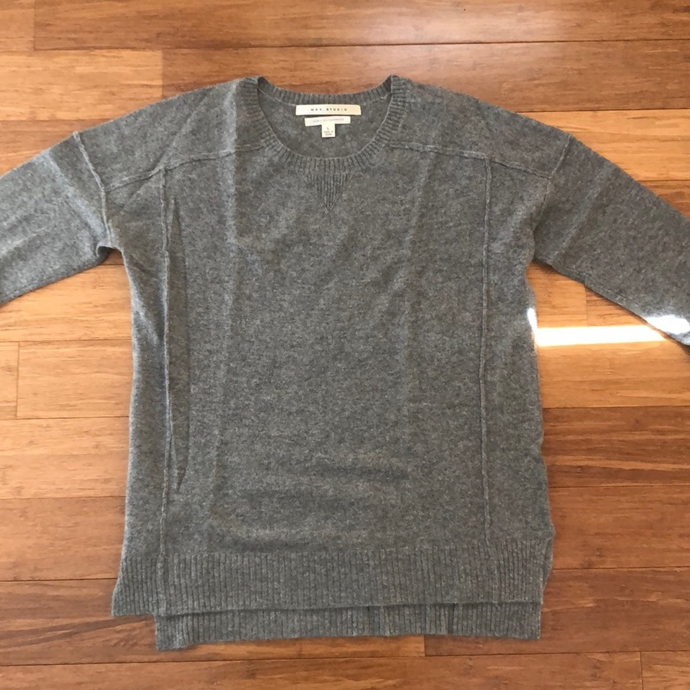Max Studio 100% 2-Ply Cashmere Sweater - Large